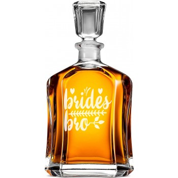 Viskija Karafe Moderna ar Uzrakstu - 