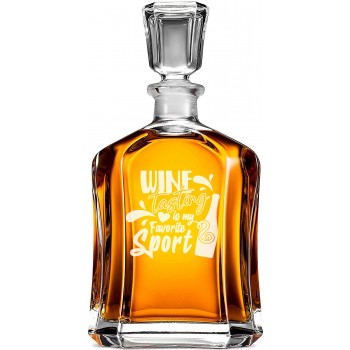 Viskija Dekanteris ar Uzrakstu - 