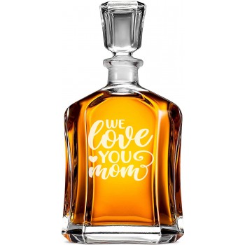 Viskija Dekanteris ar Uzrakstu - 