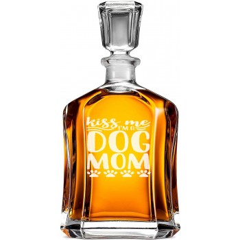 Moderna Viskija Karafe ar Uzrakstu - 