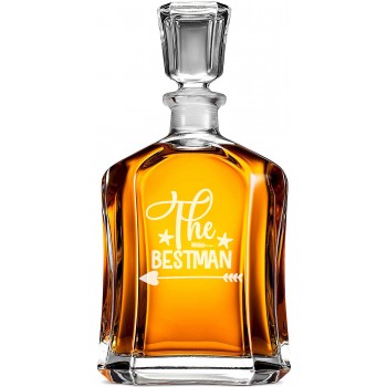 Viskija Karafe ar Uzrakstu - 