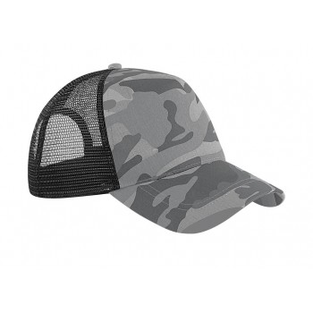 Kamuflāžas snapback trucker cepure
