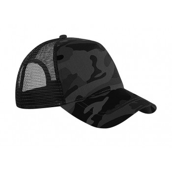 Kamuflāžas snapback trucker cepure