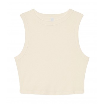 Women's Micro Rib Muscle Crop Tank