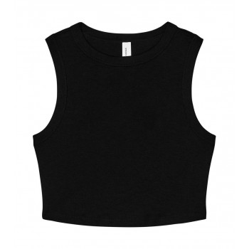 Women's Micro Rib Muscle Crop Tank