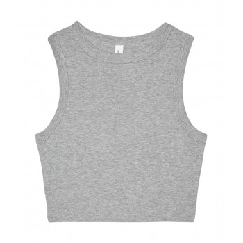Women's Micro Rib Muscle Crop Tank