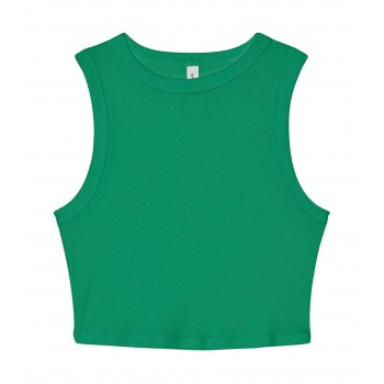 Women's Micro Rib Muscle Crop Tank