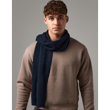 Klasiskā vafeļu adītā šalle