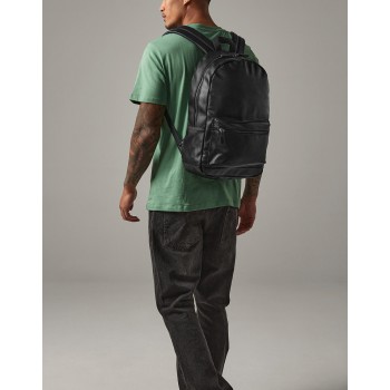Faux Leather Fashion Backpack