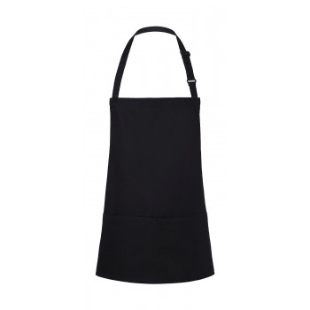 Short Bib Apron Basic with Buckle and Pocket