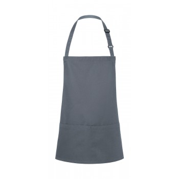 Short Bib Apron Basic with Buckle and Pocket