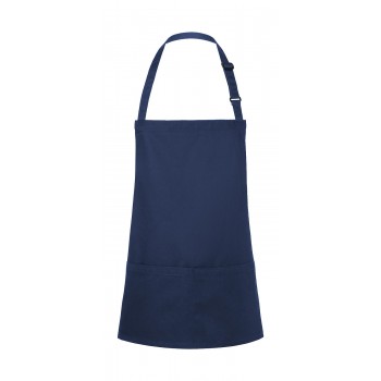 Short Bib Apron Basic with Buckle and Pocket