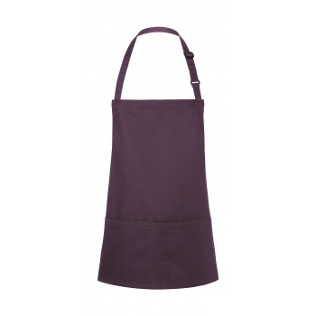 Short Bib Apron Basic with Buckle and Pocket