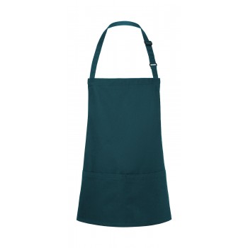 Short Bib Apron Basic with Buckle and Pocket