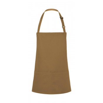 Short Bib Apron Basic with Buckle and Pocket