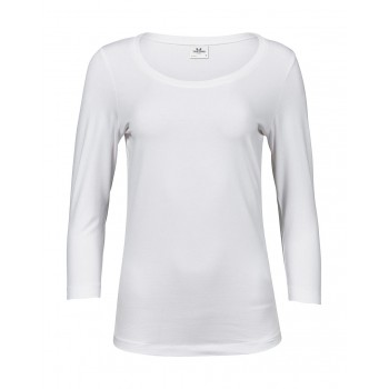 Ladies 3/4 Sleeve Stretch Tee