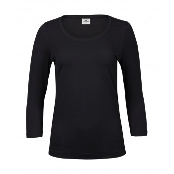 Ladies 3/4 Sleeve Stretch Tee