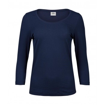 Ladies 3/4 Sleeve Stretch Tee