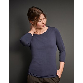 Ladies 3/4 Sleeve Stretch Tee