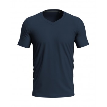 Stretch-T V-neck for men