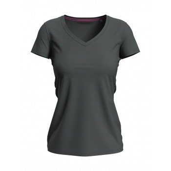 Stretch-T V-neck for women