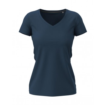 Stretch-T V-neck for women