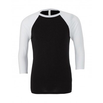 Unisex 3/4 Sleeve Baseball T-Shirt