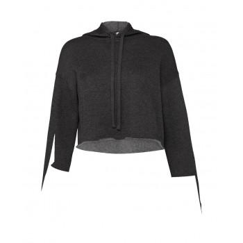 Sieviešu flīsa džemperis ar kapuci