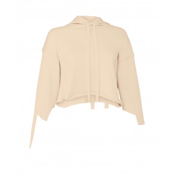 Sieviešu flīsa džemperis ar kapuci