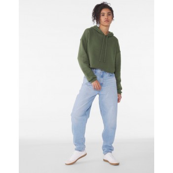 Sieviešu flīsa džemperis ar kapuci