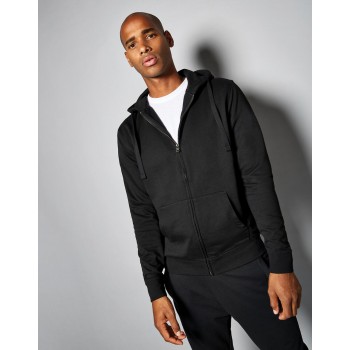 Regulāra piegriezuma jaka ar rāvējslēdzēju un kapuci Superwash® 60º