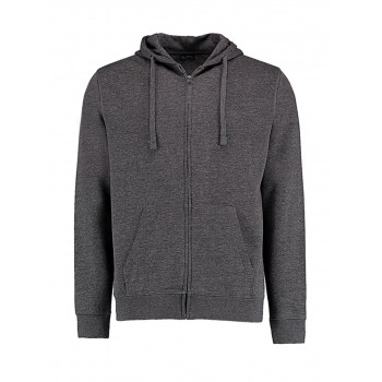 Regulāra piegriezuma jaka ar rāvējslēdzēju un kapuci Superwash® 60º