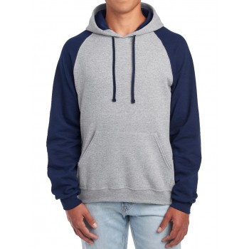 NuBlend Raglan džemperis ar kapuci un krāsu bloku