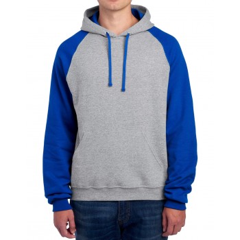NuBlend Raglan džemperis ar kapuci un krāsu bloku