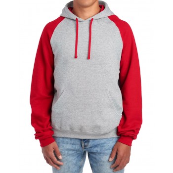 NuBlend Raglan džemperis ar kapuci un krāsu bloku