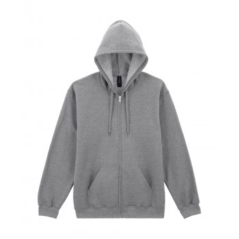 Softstyle Vidējā svara pilnas rāvējslēdzēja aizdares džemperis ar kapuci