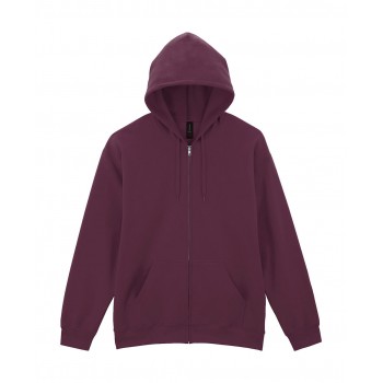 Softstyle Vidējā svara pilnas rāvējslēdzēja aizdares džemperis ar kapuci