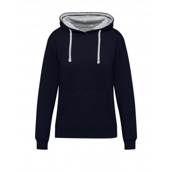 Oriģināls Kontrasta hūdijs ar kapuci sievietēm