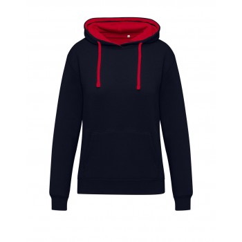 Oriģināls Kontrasta hūdijs ar kapuci sievietēm