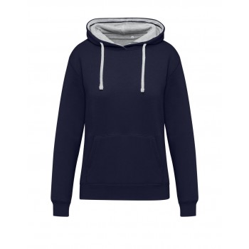 Oriģināls Kontrasta hūdijs ar kapuci sievietēm