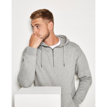 Regulāra piegriezuma Zip jaka ar kapuci