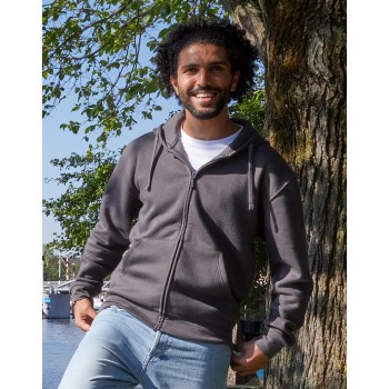 Originals Vīriešu hūdijs ar kapuci un rāvējslēdzēju