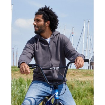 Originals Vīriešu hūdijs ar kapuci un rāvējslēdzēju