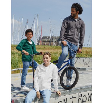 Originals Vīriešu hūdijs ar kapuci un rāvējslēdzēju