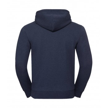 Vīriešu autentisks melanžēts džemperis ar kapuci ar rāvējslēdzēju
