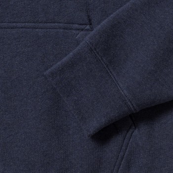 Vīriešu autentisks melanžēts džemperis ar kapuci ar rāvējslēdzēju