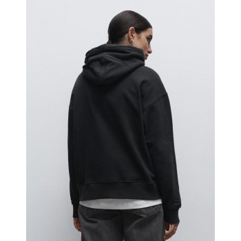 Sieviešu lielizmēra jaka ar kapuci