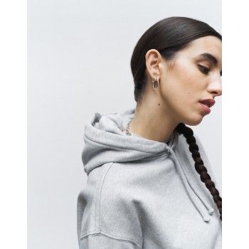 Sieviešu lielizmēra jaka ar kapuci