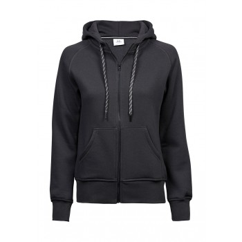 Sieviešu jaka ar pilno rāvējslēdzēja aizdares kapuci