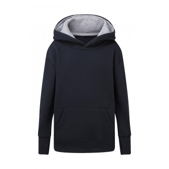 Contrast Hooded Sweatshirt Kids